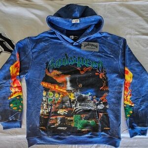 Godspeed Blue Graphic Hoodie